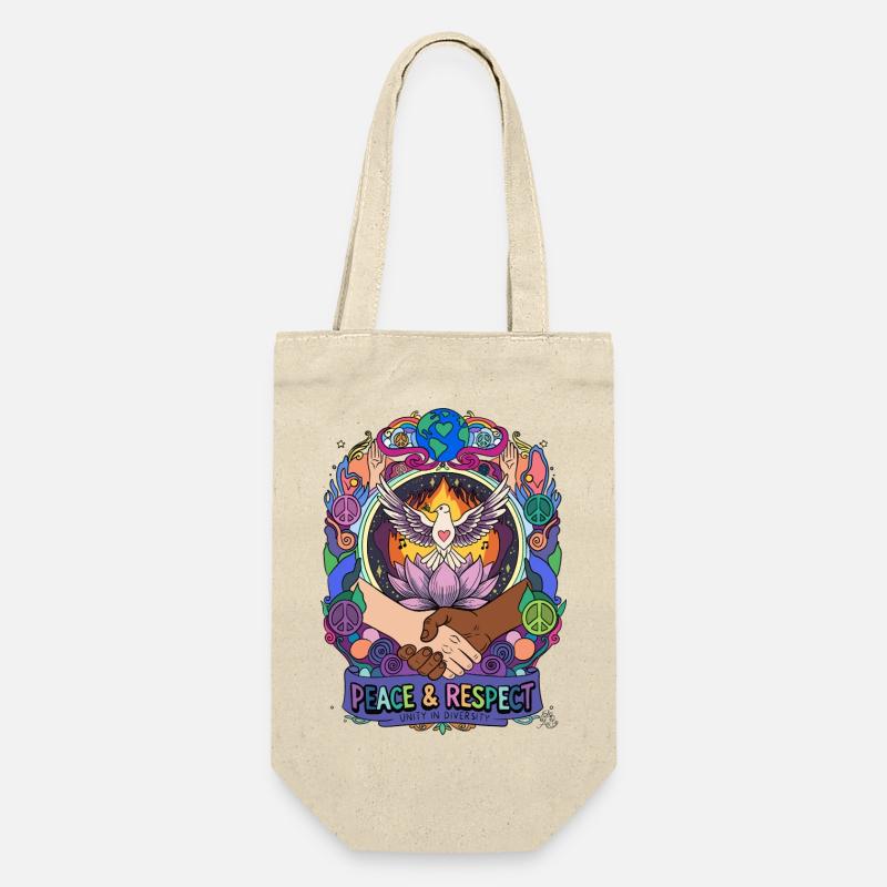 Peace and respect: unity in diversity - Gift Bag for Bottles - nature