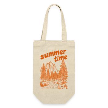 Summertime Nature Silhouette - Gift Bag for Bottles - nature - Front