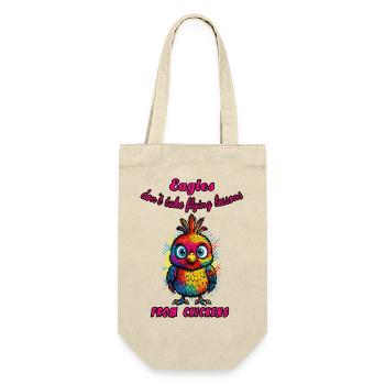 Aigles et Poules - Sac à bouteille - nature - Devant