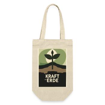 Kraft der Erde Natur 1930s  - Geschenkbeutel für Flaschen - Natur - Vorne