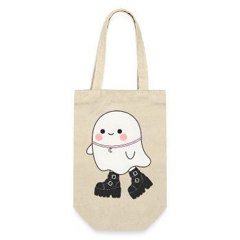 Kawaii Ghost with Platform Boots - Gift Bag for Bottles - nature - Front