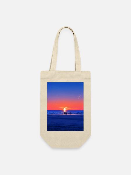 Sunset in netherland - Geschenkbeutel für Flaschen - Natur