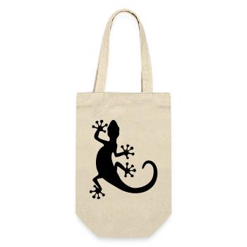 gecko - Gift Bag for Bottles - nature - Front