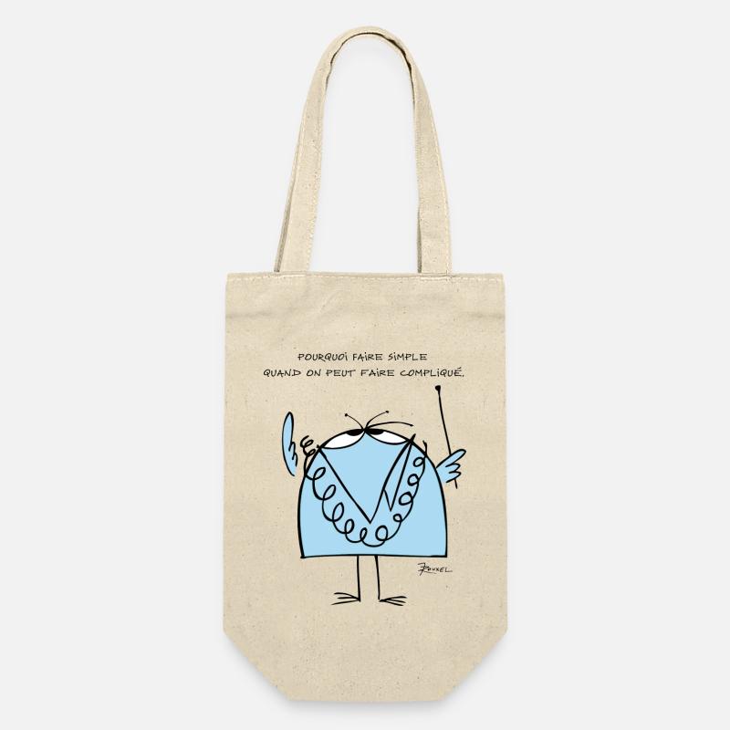 Le professeur Shadoko et sa devise - Sac à bouteille - nature