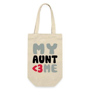 My aunt loves me - Ma tante m'aime - Sac à bouteille - nature - Devant