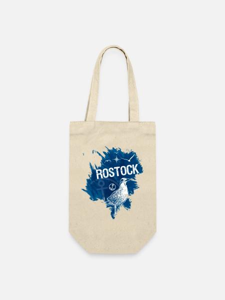 Rostock - Ostsee - Geschenkbeutel für Flaschen - Natur