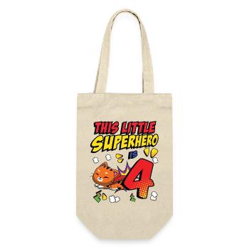 Ce petit super-héros est 4 propriétaires de chat 4. - Sac à bouteille - nature - Devant