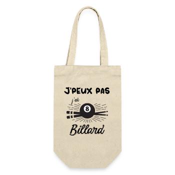 J'peux pas j ai billard - Sac à bouteille - nature - Devant