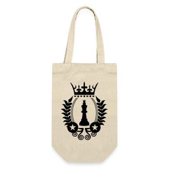 King Chess Symbol - Gift Bag for Bottles - nature - Front