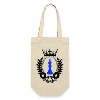 King Chess Symbol - Gift Bag for Bottles - nature - Front