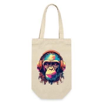 Monkey Beats - Gift Bag for Bottles - nature - Front