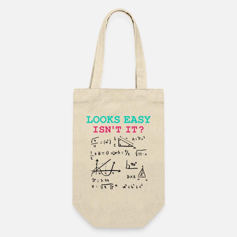 Funny Math Jokes, Physics and Math Formulas - Gift Bag for Bottles - nature