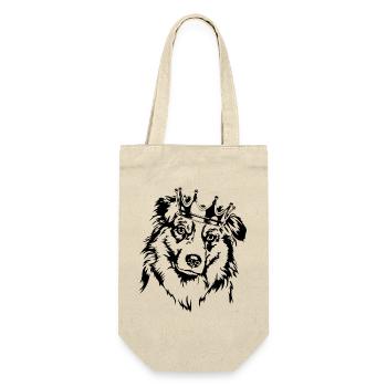 Berger australien Couronne Chiens Chiens Wilsigns - Sac à bouteille - nature - Devant