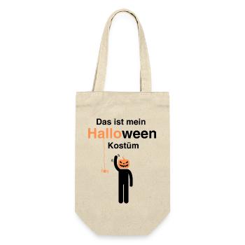 HALLOween - Geschenkbeutel für Flaschen - Natur - Vorne