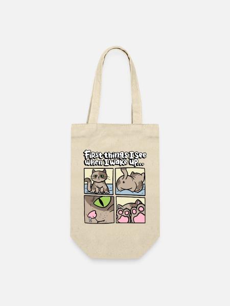 Die Ersten Dinge, Die Ich Sehe, Wenn Ich Aufwache - Geschenkbeutel für Flaschen - Natur