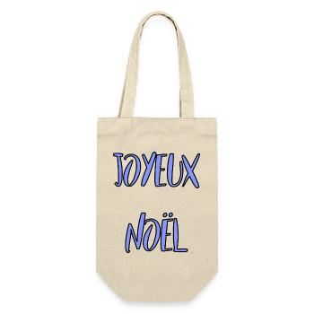 NOËL. ANNEE. ANNIVERSAIRE. RETRAITE. PAPA. MAMAM. - Sac à bouteille - nature - Devant