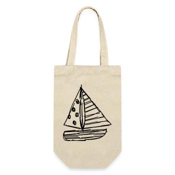 HOLIDAY. HAPPY HOLIDAYS. MISTRESS. MASTER. TEACHER - Gift Bag for Bottles - nature - Front