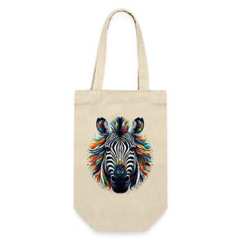 Zebra - Gift Bag for Bottles - nature - Front