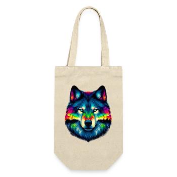 Wolf - Gift Bag for Bottles - nature - Front