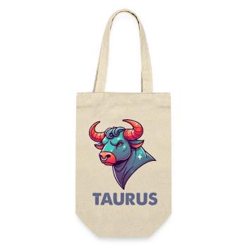 Taurus Cartoon - Gift Bag for Bottles - nature - Front