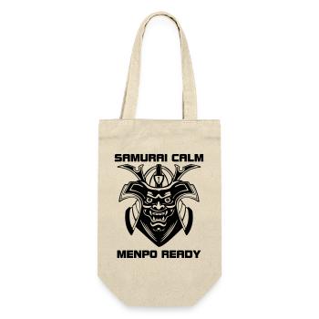Samurai Calm – Menpo Ready - Gift Bag for Bottles - nature - Front