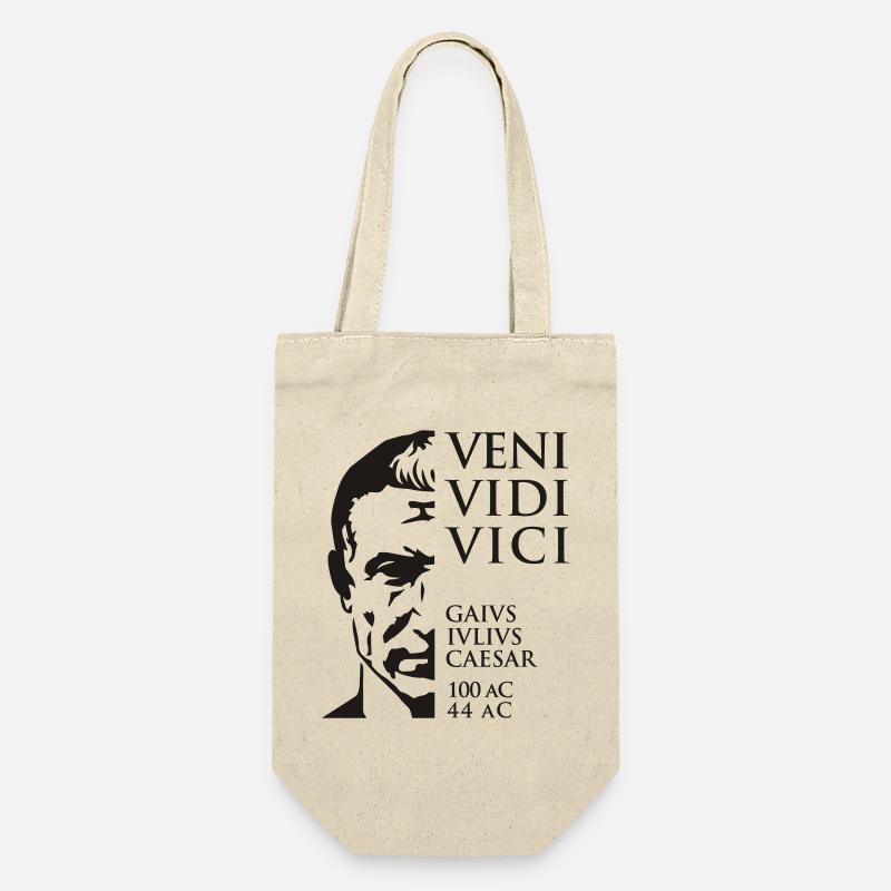 Veni Vidi Vici César Citation Empereur - Sac à bouteille - nature