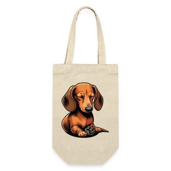 Dachshund, Dachshund Owner, Dachshund Lover, Dachshund - Gift Bag for Bottles - nature - Front