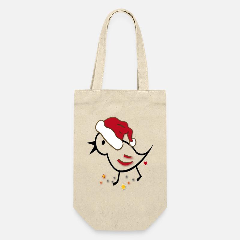 Christmas - Gift Bag for Bottles - nature