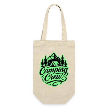 Camping Crew - Geschenkbeutel für Flaschen - Natur - Vorne