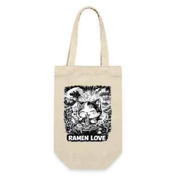 Chats Ramen Nouilles Anime japonais Manga Kawaii - Sac à bouteille - nature - Devant