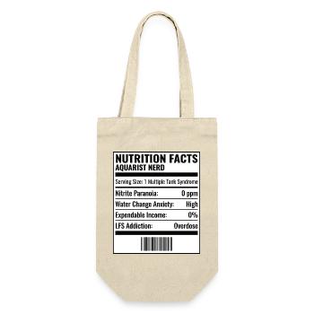 Aquarium Nutrition Facts Fish Tank - Gift Bag for Bottles - nature - Front