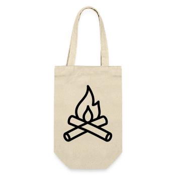 Campfire - Gift Bag for Bottles - nature - Front