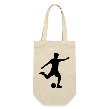 Soccer - Gift Bag for Bottles - nature - Front