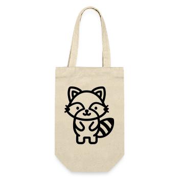 raccoon - Gift Bag for Bottles - nature - Front