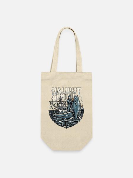 Halibut Hunter Expert - Geschenkbeutel für Flaschen - Natur