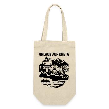 Kreta Griechenland Wahrzeichen Urlaub - Geschenkbeutel für Flaschen - Natur - Vorne