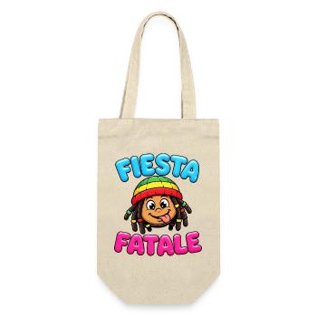 Fiesta Fatale Rasta Cartoon - Sac à bouteille - nature - Devant