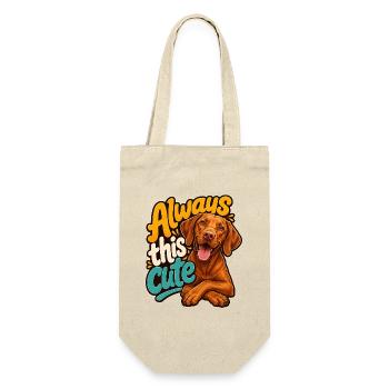 Ungarischer Pointer - Geschenkbeutel für Flaschen - Natur - Vorne