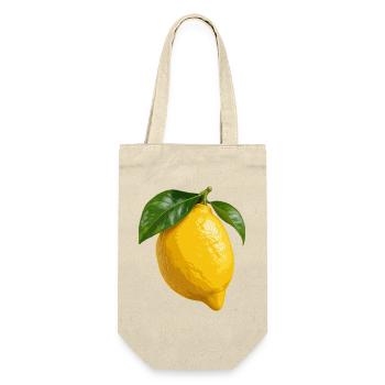 Zitrusfrüchte aus Amalfi - Geschenkbeutel für Flaschen - Natur - Vorne
