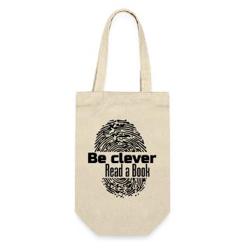 Be Clever - Read a Book - Gift Bag for Bottles - nature - Front