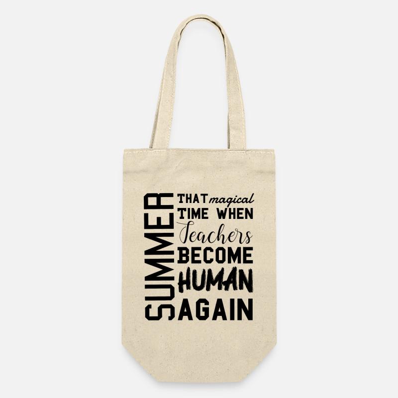 Professeur été humain - Conception drôle de professeur - Sac à bouteille - nature