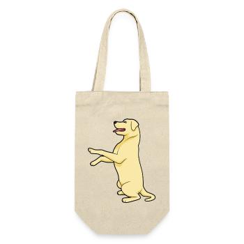 Golden Labrador Dogs & Puppys - Gift Bag for Bottles - nature - Front