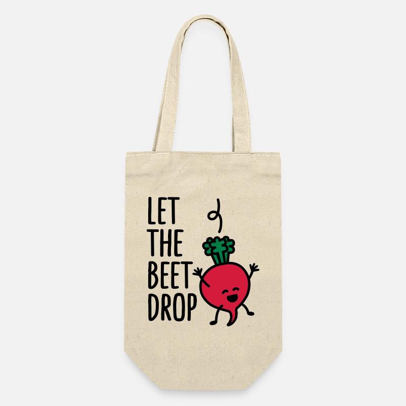 Let the beet drop - Geschenkbeutel für Flaschen - Natur