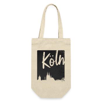 Köln - Geschenkbeutel für Flaschen - Natur - Vorne
