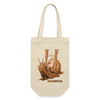 Steampunk snail retro steam engine gear - Gift Bag for Bottles - nature - Front