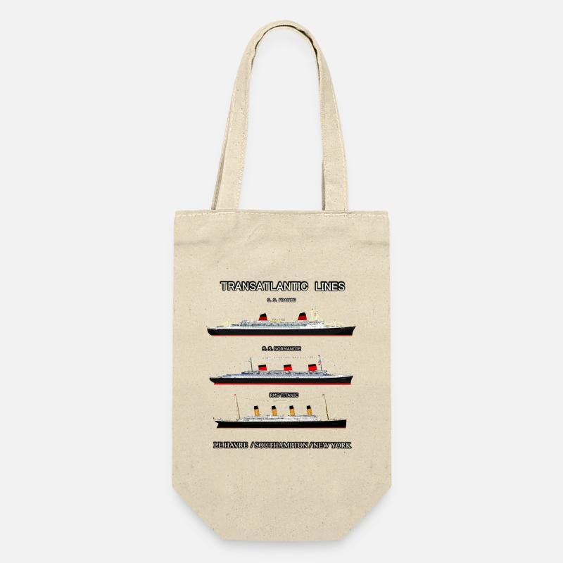 TRANSATLANTIC LINESLouis RUNEMBERG © Adagp - Gift Bag for Bottles - nature