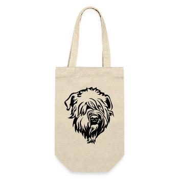Wheaten Terrier Head - Gift Bag for Bottles - nature - Front