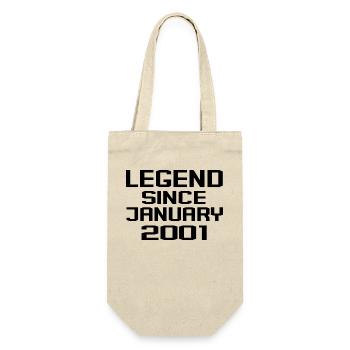 Vintage Legend depuis janvier 2001 - Sac à bouteille - nature - Devant