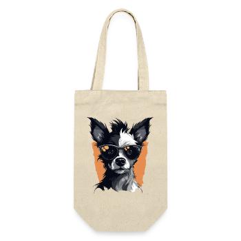 Design Chihuahua chien - Sac à bouteille - nature - Devant