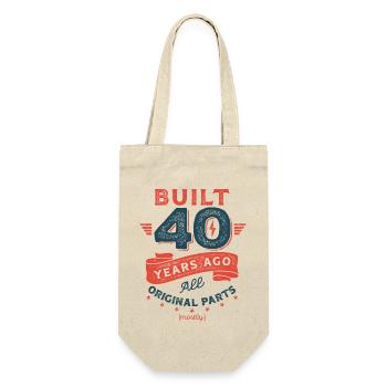 Build 40 Years Ago, All Original Parts (mostly). - Geschenkbeutel für Flaschen - Natur - Vorne